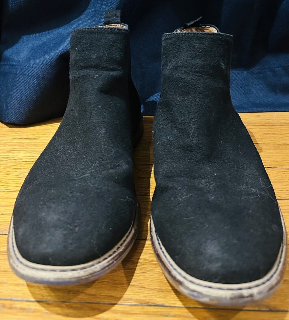 Madden Black Suede Boots Men's size 10.5